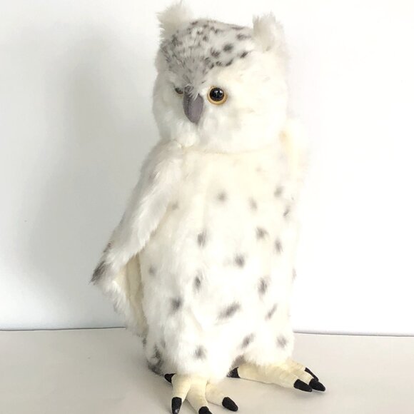Hansa Handcrafted 16 Inch (41 CM)  Snow Owl Stuffed Animal Brand New w/ Tag - Picture 1 of 14